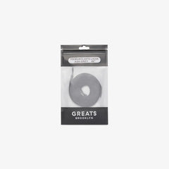 GREATS Premium Elastic Laces - Ash Grey