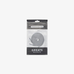 GREATS Premium Waxed Laces - Ash Grey